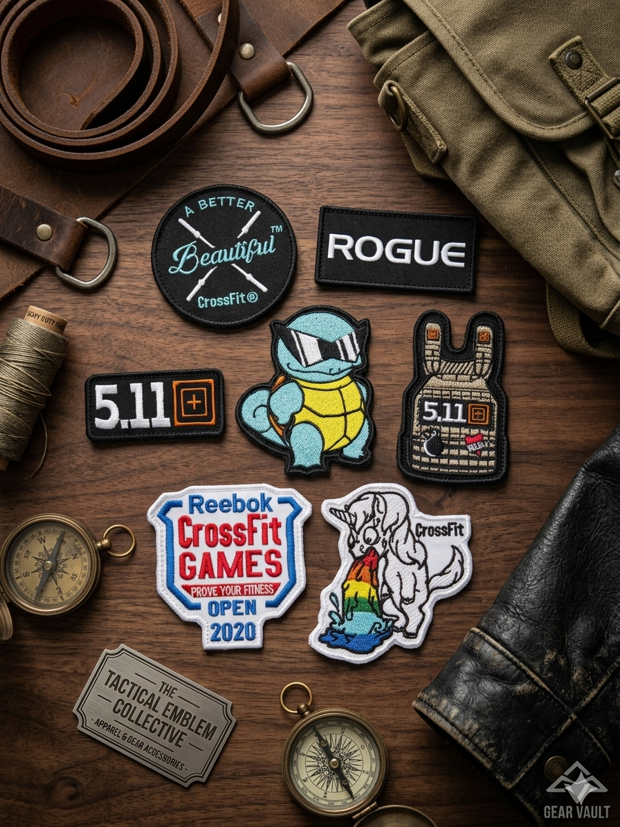 Patches bordados Crossfit / Academia
